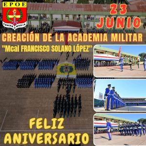 CREACIÓN DE LA ACADEMIA MILITAR MCAL FRANCISCO SOLANO LÓPEZ
